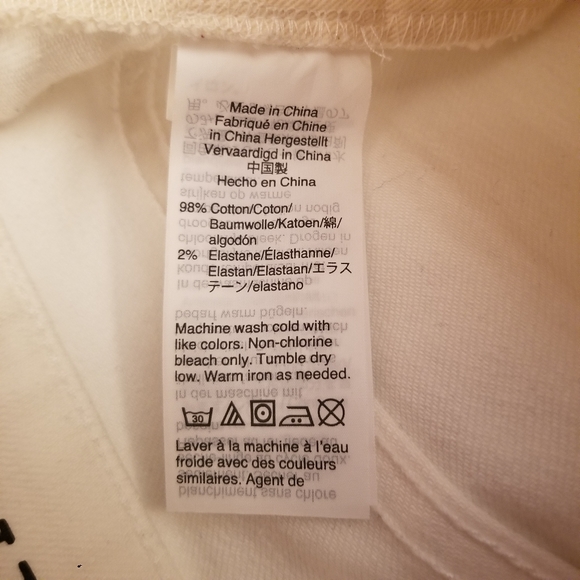 NWT Madewell Skinny Everyday Flex Jeans Tile White - Picture 8 of 8